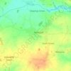 Topografische kaart Mattishall, hoogte, reliëf