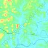 Topografische kaart Peralassery, hoogte, reliëf