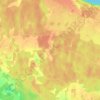 Topografische kaart Sõrve küla, hoogte, reliëf