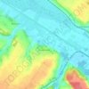 Topografische kaart Saigneville, hoogte, reliëf