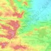 Topografische kaart 86554, hoogte, reliëf