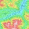 Topografische kaart Sankt Veit im Pongau, hoogte, reliëf