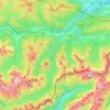 Topografische kaart Tarvis, hoogte, reliëf