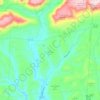 Topografische kaart Sugarloaf Township, hoogte, reliëf