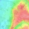 Topografische kaart Savelsbos, hoogte, reliëf
