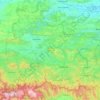 Topografische kaart Габрово, hoogte, reliëf