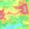 Topografische kaart Boxberg, hoogte, reliëf