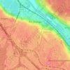 Topografische kaart Ris-Orangis, hoogte, reliëf
