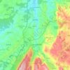 Topografische kaart Batalha, hoogte, reliëf