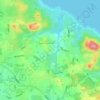 Topografische kaart Ayo, hoogte, reliëf
