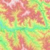 Topografische kaart Doda, hoogte, reliëf