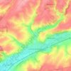 Topografische kaart Auchy-lès-Hesdin, hoogte, reliëf