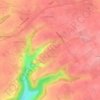 Topografische kaart Beuzevillette, hoogte, reliëf