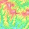Topografische kaart West Hoathly, hoogte, reliëf