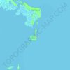 Topografische kaart East Caicos, hoogte, reliëf