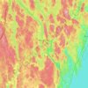 Topografische kaart Bengtsfors kommun, hoogte, reliëf