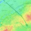 Topografische kaart 75017, hoogte, reliëf