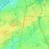 Topografische kaart 2610, hoogte, reliëf