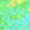 Topografische kaart Bieruń, hoogte, reliëf