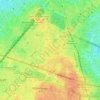 Topografische kaart 75014, hoogte, reliëf