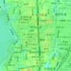 Topografische kaart 湖滨街道, hoogte, reliëf