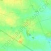 Topografische kaart Damery, hoogte, reliëf