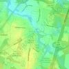 Topografische kaart Hightstown, hoogte, reliëf