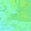 Topografische kaart Weiteveen, hoogte, reliëf