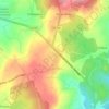 Topografische kaart Cambeo, hoogte, reliëf