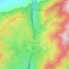 Topografische kaart Somosierra, hoogte, reliëf