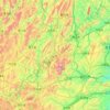 Topografische kaart 铜仁市, hoogte, reliëf