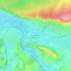 Topografische kaart Saint-Amand-Montrond, hoogte, reliëf