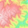 Topografische kaart Pichirhua, hoogte, reliëf