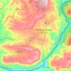 Topografische kaart Freixo de Espada à Cinta, hoogte, reliëf