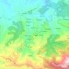 Topografische kaart Bounouh, hoogte, reliëf