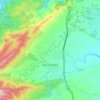 Topografische kaart Aielo de Malferit, hoogte, reliëf