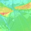Topografische kaart Viana de Cega, hoogte, reliëf