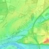 Topografische kaart Heelsum, hoogte, reliëf