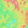 Topografische kaart Karlskoga kommun, hoogte, reliëf