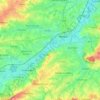 Topografische kaart Ninove, hoogte, reliëf