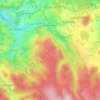 Topografische kaart 08352, hoogte, reliëf