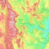 Topografische kaart 33014, hoogte, reliëf
