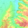 Topografische kaart 86684, hoogte, reliëf