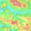 Topografische kaart Ilva Mare, hoogte, reliëf