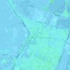Topografische kaart Koedijk, hoogte, reliëf