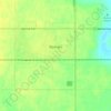 Topografische kaart Redvers, hoogte, reliëf
