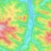 Topografische kaart 2840, hoogte, reliëf