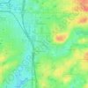 Topografische kaart Denney Whitford/Raleigh West, hoogte, reliëf