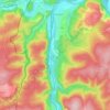 Topografische kaart Vireux-Wallerand, hoogte, reliëf