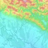 Topografische kaart Kailali, hoogte, reliëf